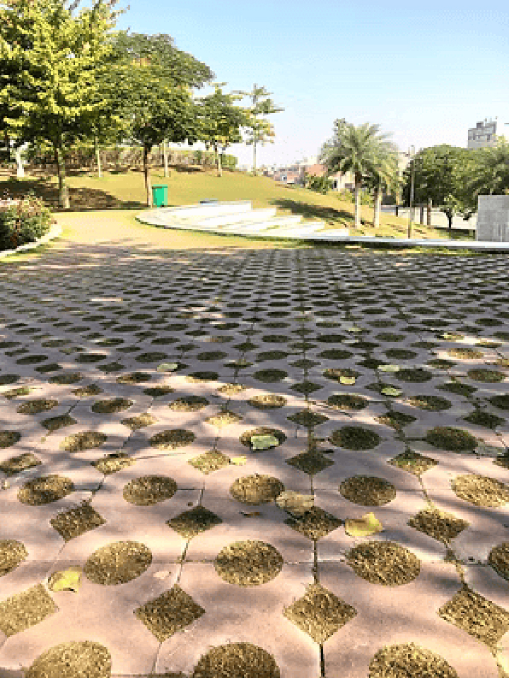 100MM X Grass Paver
